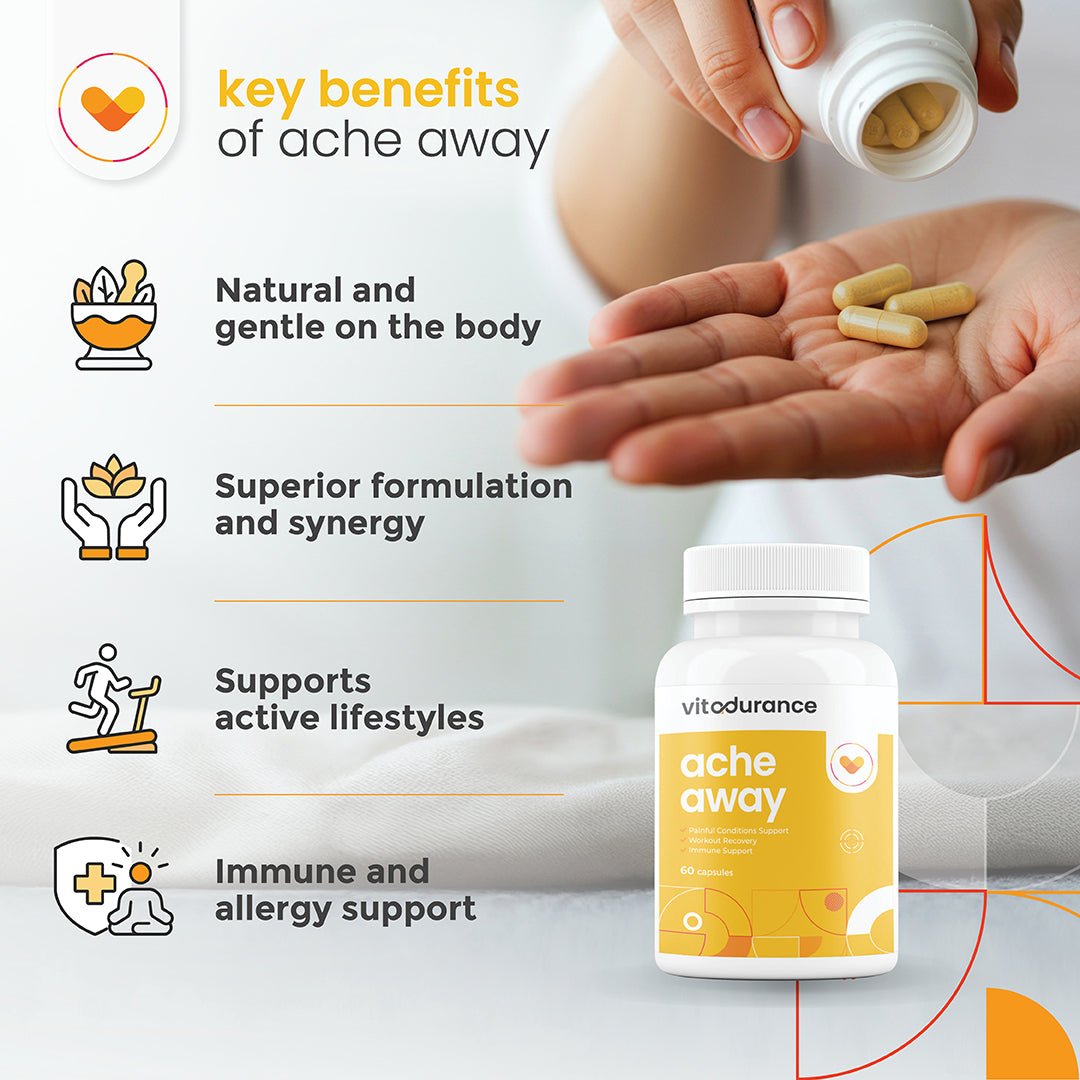 Vitadurance Ache Away 60 Capsules