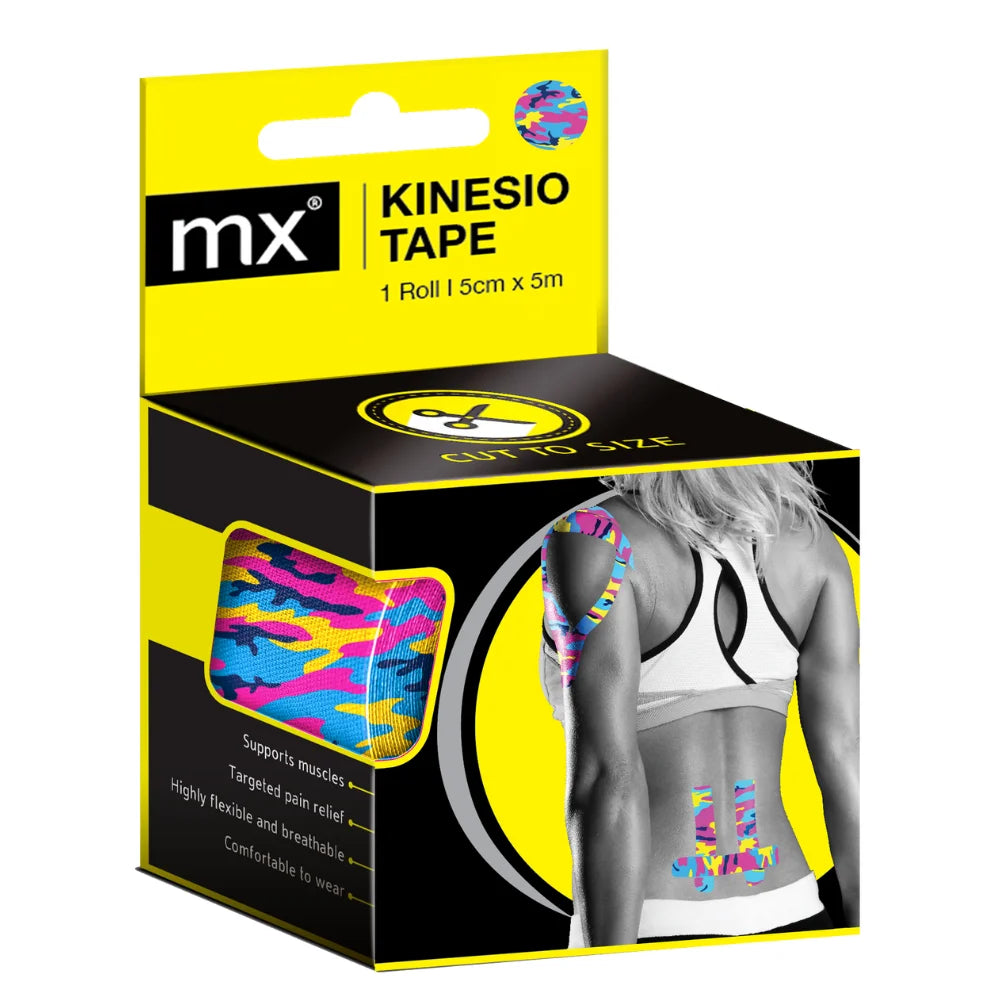 mx Kinesio Tape - Camo Multi 5cm x 5m