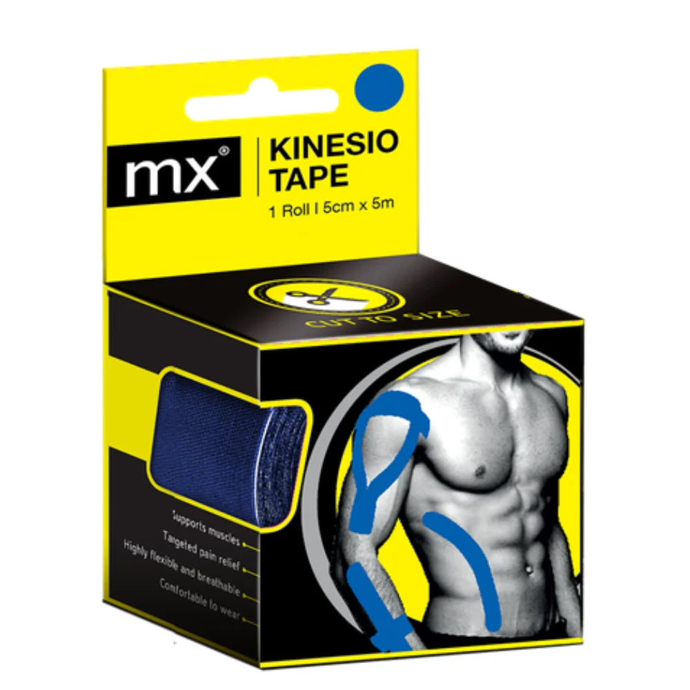 mx Kinesio Tape - Reflective Blue 5cmx5m