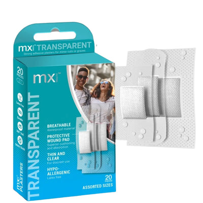 MX Assorted Plasters - Clear 20's