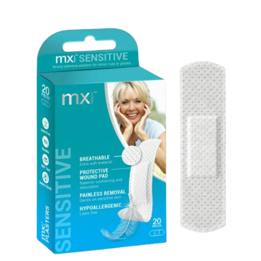 MX Sensitive plasters 20's