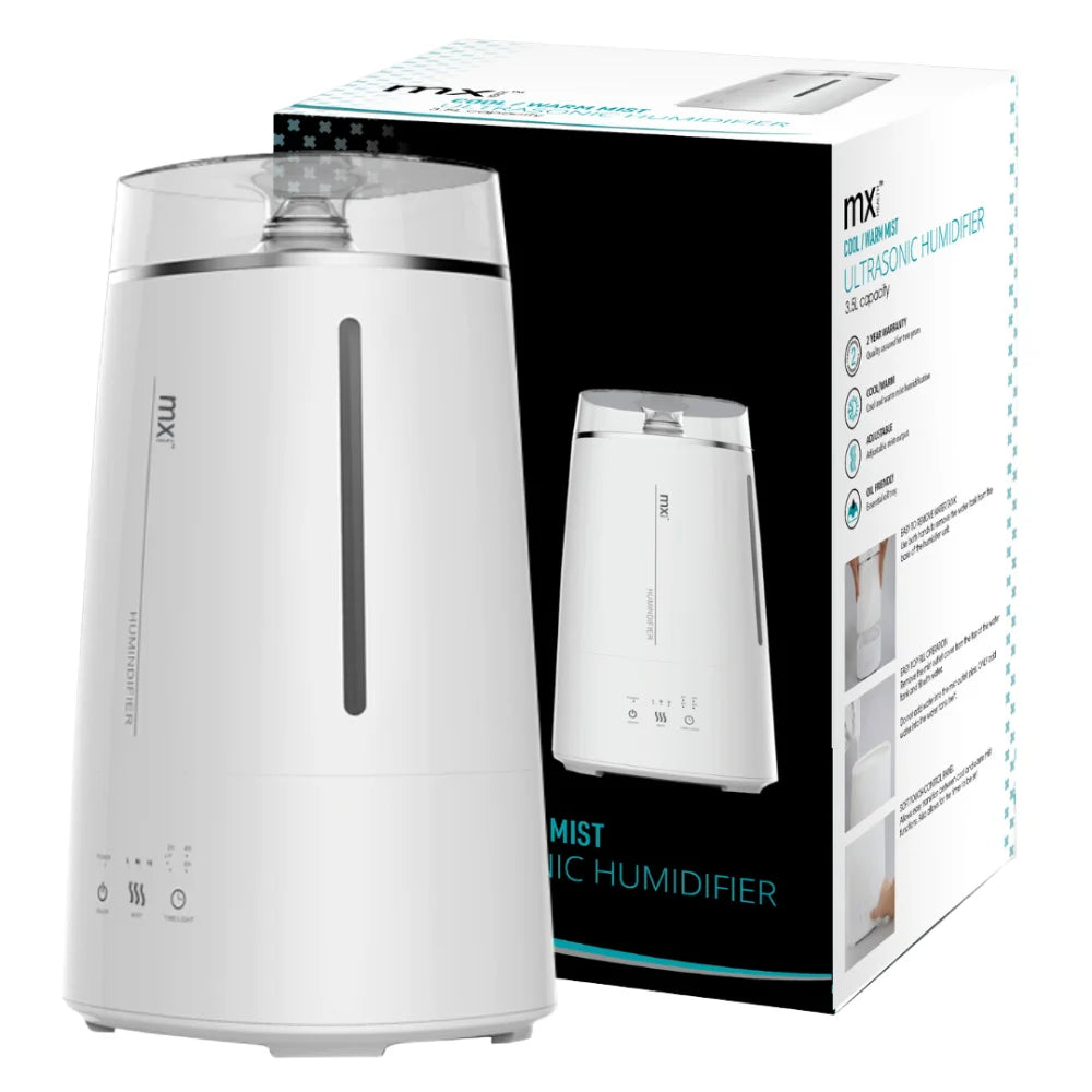 Mx Humidifier Ultrasonic Cool & Warm Mist – MzansiMed