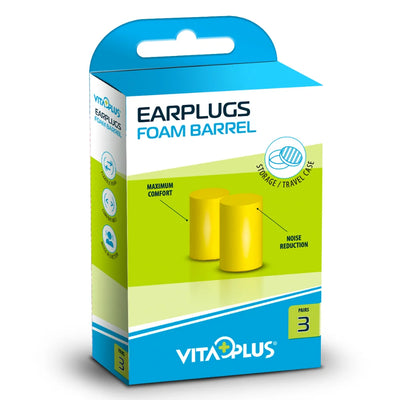 VP Ear Plugs - Foam Barrel (3 pairs)