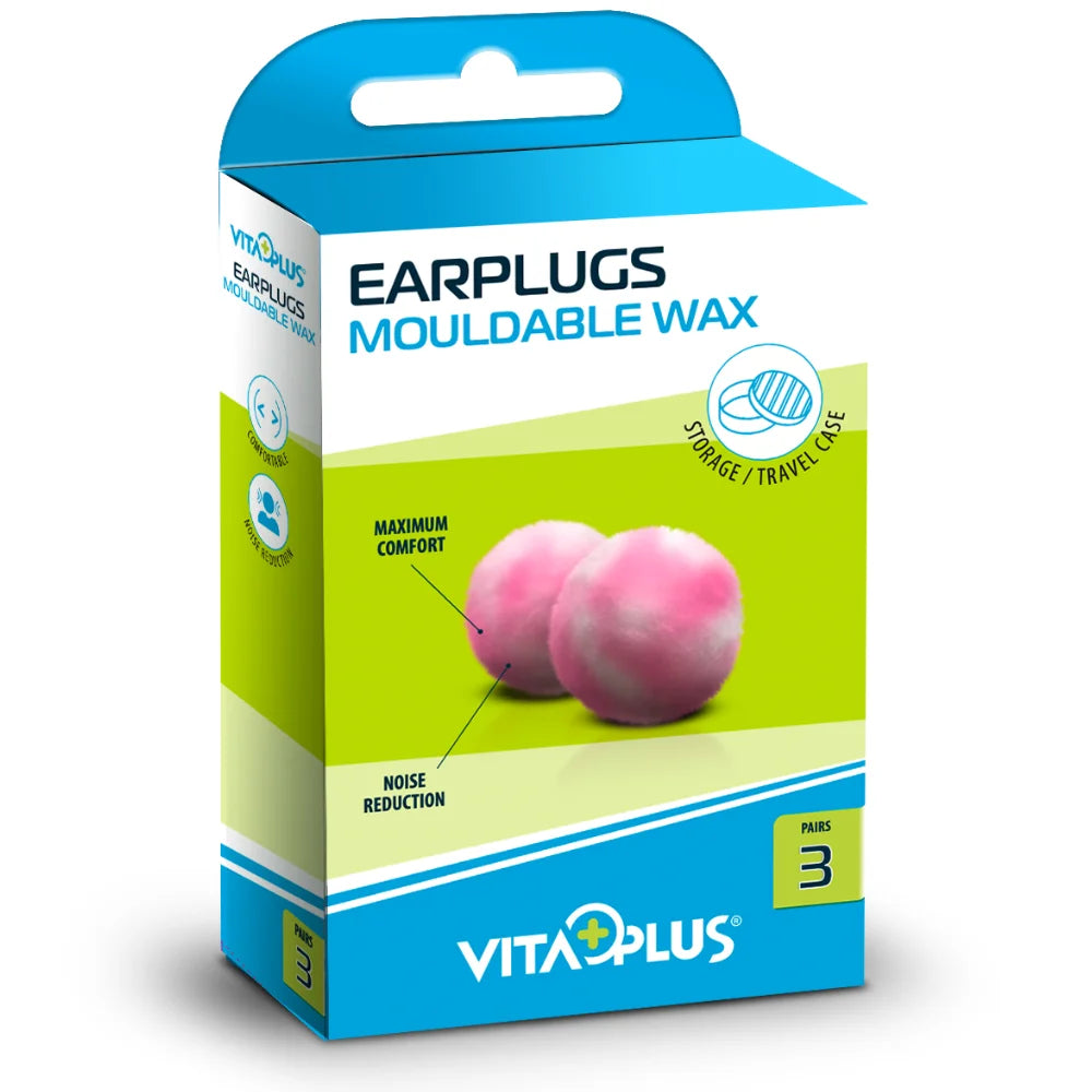 VP Ear Plugs Mouldable Wax (3 Pairs)