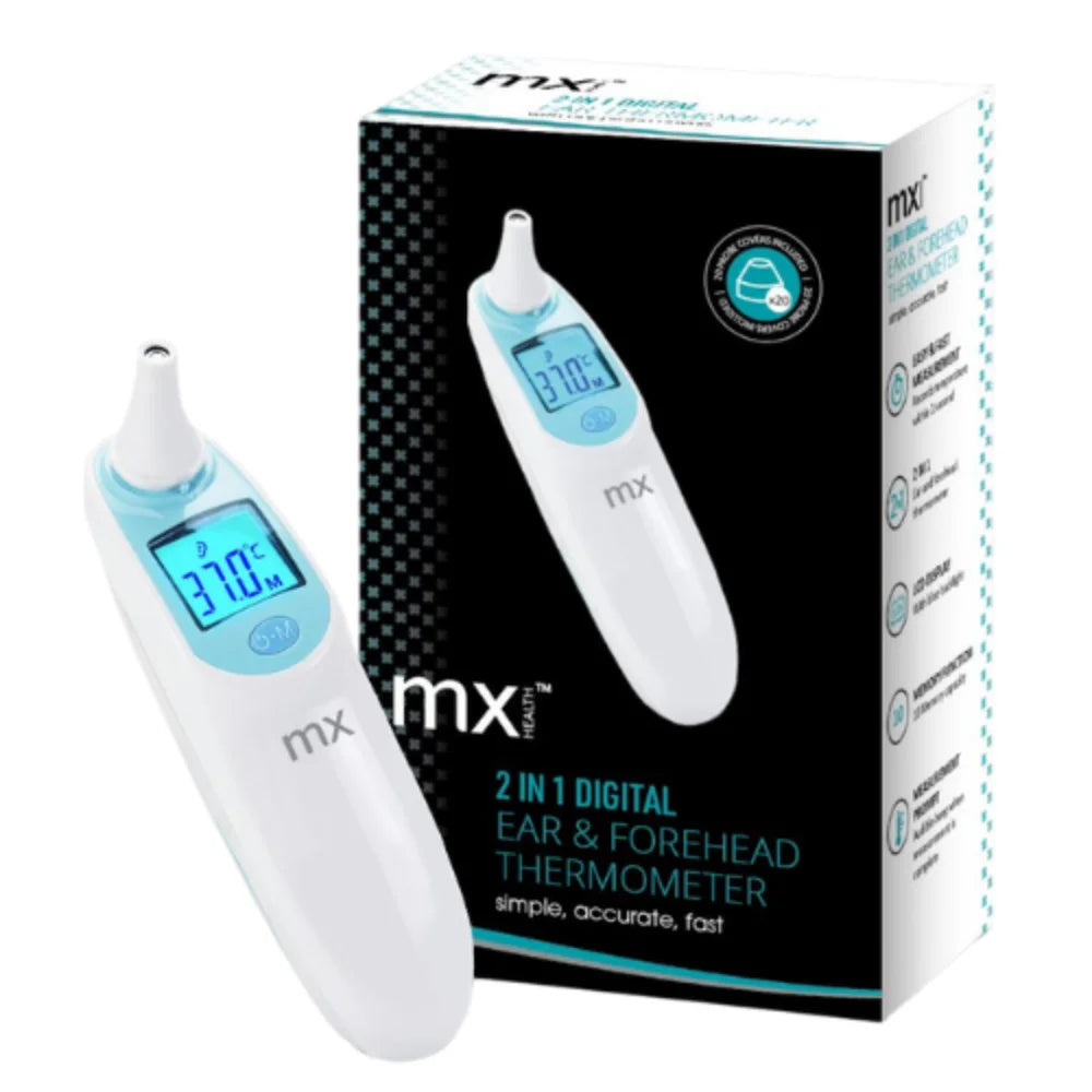 mx Digital Ear& Forehead Thermometer- with probe-Image 1