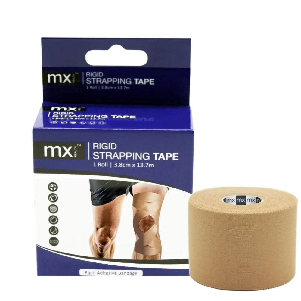 mx Rigid Strapping Beige 3.8cm x 13.7m (ea)