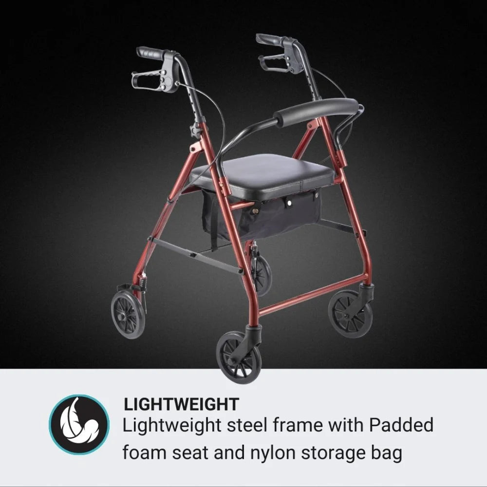 mx Rollator with foam seat and bag-Image 3