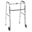 mx Walker foldable with front wheels-Image 1