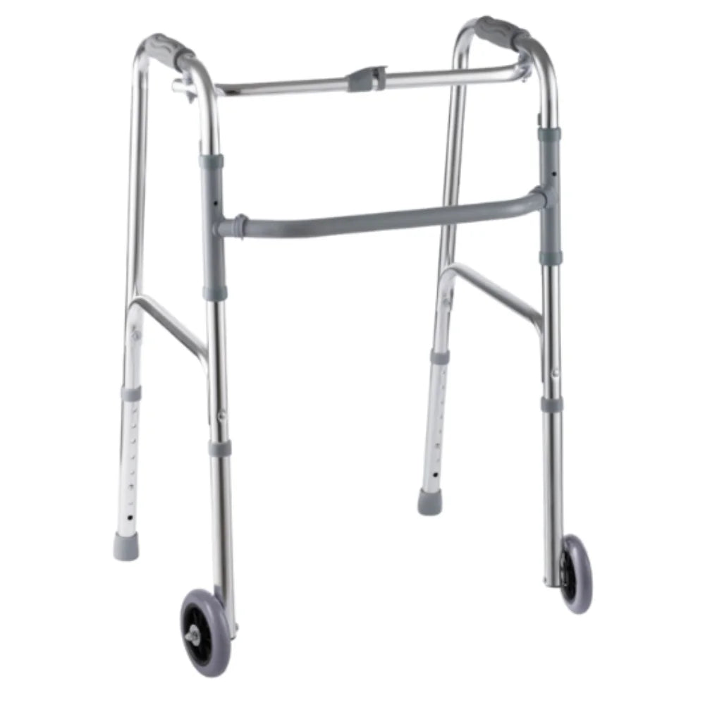 mx Walker foldable with front wheels-Image 1